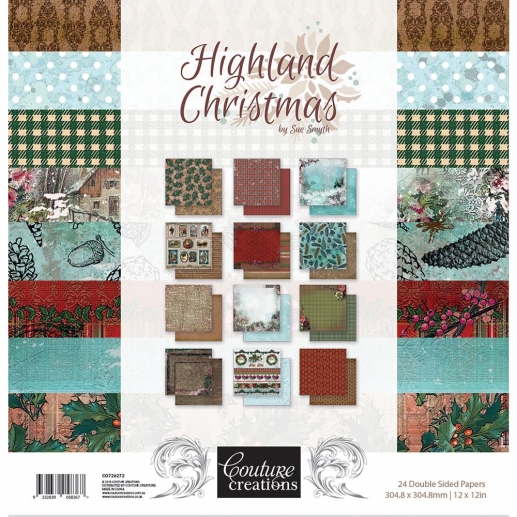 Paper Pad Couture Creations 12x12 - Highland Christmas