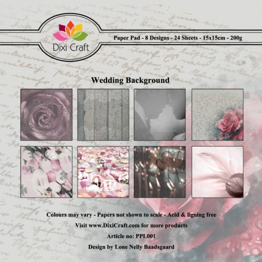 Paper Pad Dixi Crafts - Wedding Background