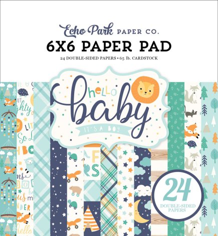 Paper Pad Echo Park - Hello Baby It´s a boy
