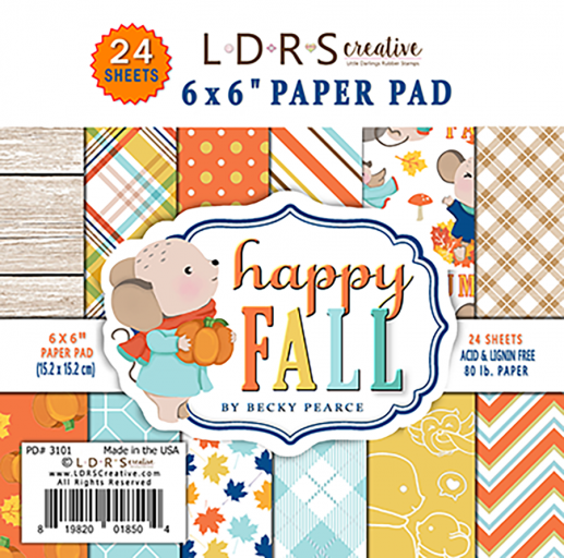 Paper Pad LDRS Creative - Happy Fall - 6x6 Tum