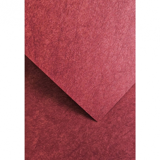 Metallic Papper A4 Fibre Flash - 20 ark - 200g - Maroon
