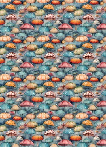 Papper Reprint A4 - Paraplyer