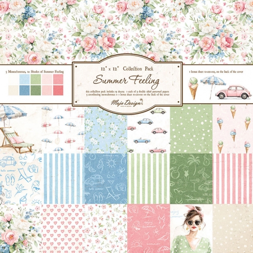 Paper Pack 12x12 Tum - Maja Design - Summer Feeling
