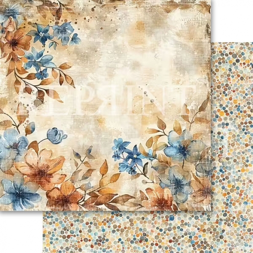 Scrapbooking Papper Reprint Hello Fall - Höstpapper