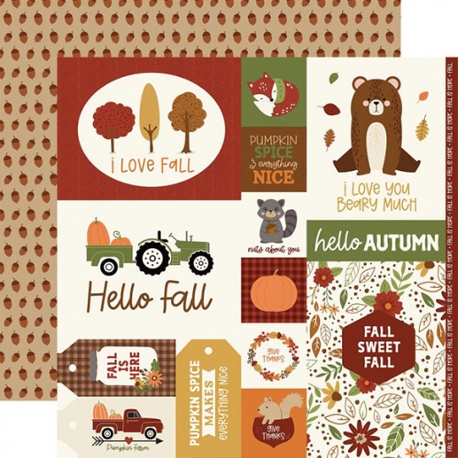 Papper Echo Park - I Love Fall - Multi Journaling Cards