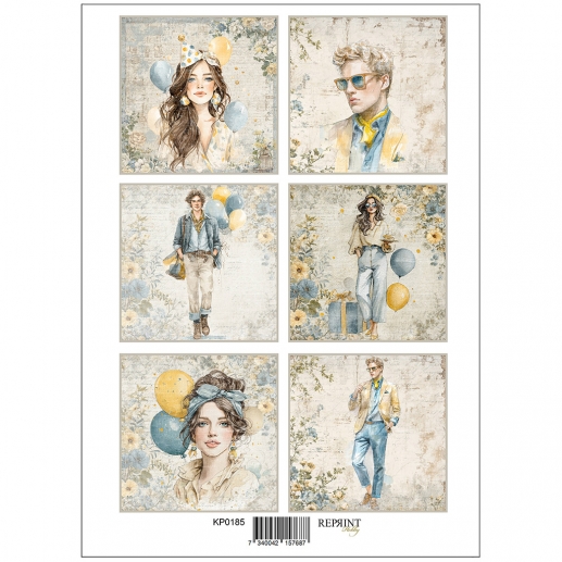 Papper Reprint A4 - Klippark - Celebration