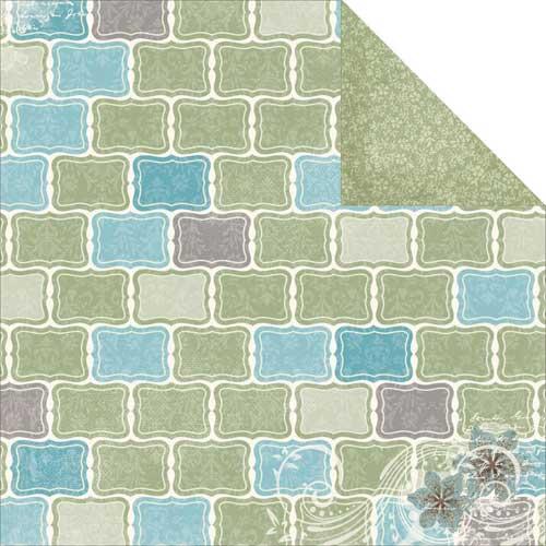 Papper Bo Bunny Garden Journal Pastel Scrapbooking