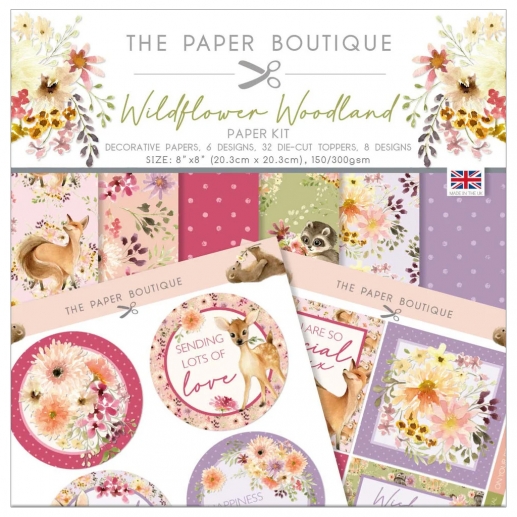 Paper Pad 8x8 Wildflower Woodland - The Paper Boutique