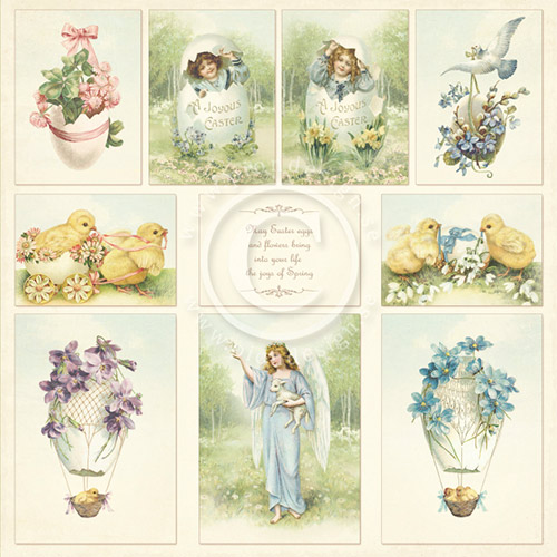 Papper Pion Easter Greetings Images from the Past Design