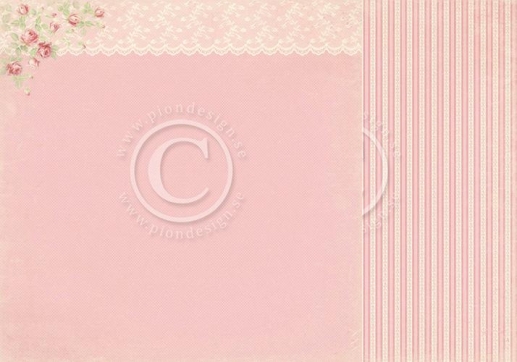 Papper Pion Paris Flea Market Pink Lace Design