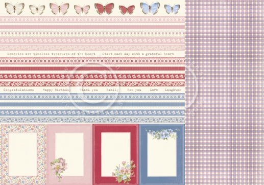 Papper Pion Design Patchwork of Life Borders