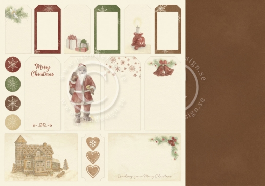 Papper Pion Design Christmas Wishes Tags