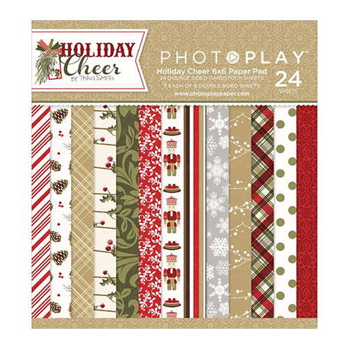 Paper Pad 6x6 Photo Play Holiday Cheer 24 ark Pappersblock 4 8 Tum
