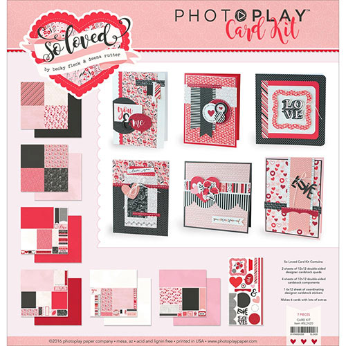 Paper Pack 12"x12" Photo Play Card Kit So Lovely Dekorationer DIY