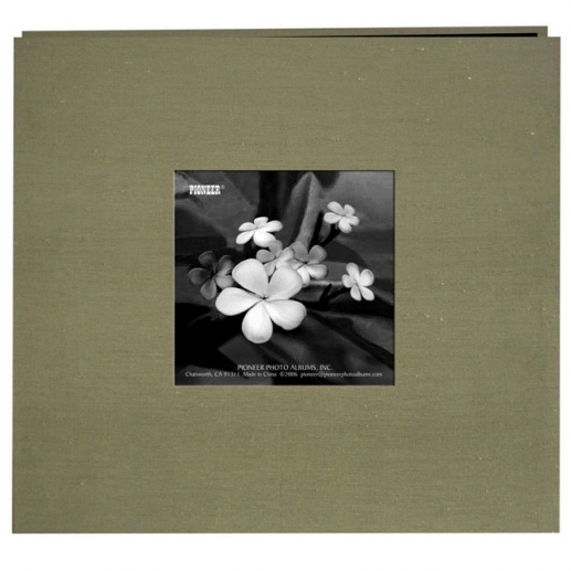 Album 8”x8” Pioneer Silk Post Bound Green Postbound 8 Tum