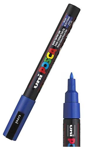 Uni Posca PC-3M Paint Art Marker Pens - White x 1 - Buy 4, Pay For 3  4902778915912