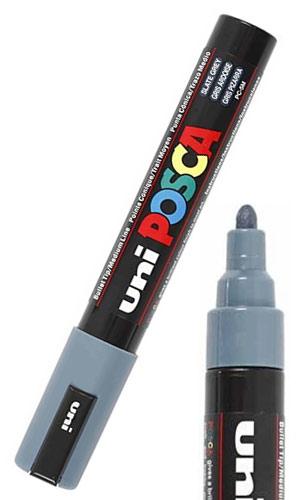 Posca Marker Medium Bullet PC-5M Slate Grey Penna 2,5 mm