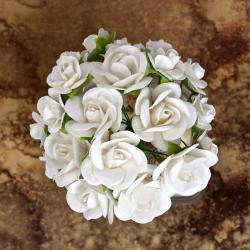 Rosor Prima 24 st Chantelle Paper Flowers Heirloom Bröllop Kärlek Alla Hjärtans Dag