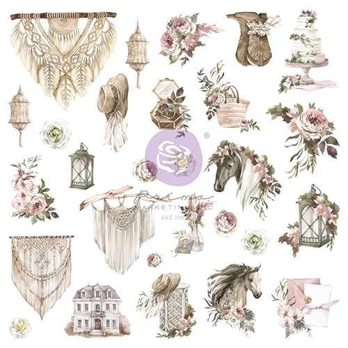 Paper Pad Prima Marketing - Bohemian Heart
