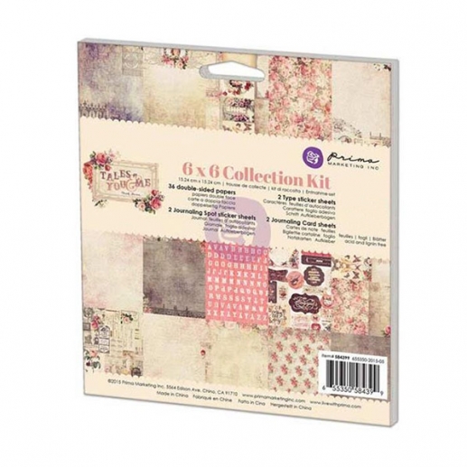 Paper Pad 6x6 Tales Of You & Me Prima Marketing