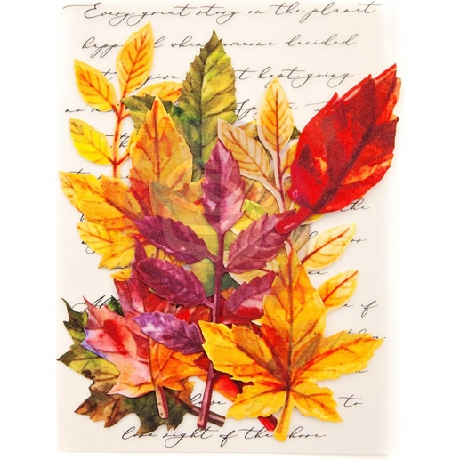 Prima Embellishments Blad - Fall Solstice - 12st