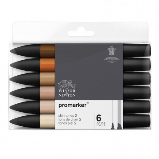 Promarker Winsor & Newton - Skin Tones 2 - 6 st