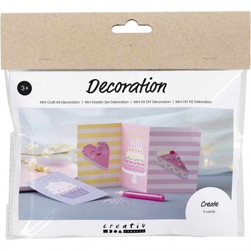 Mini DIY Kit - Skapa ett Grattiskort - Från 3 år