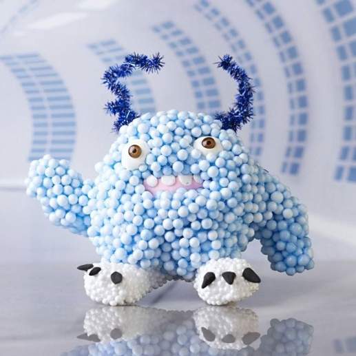 Mini DIY Kit Lera - Monster Bobby - Ljusblå