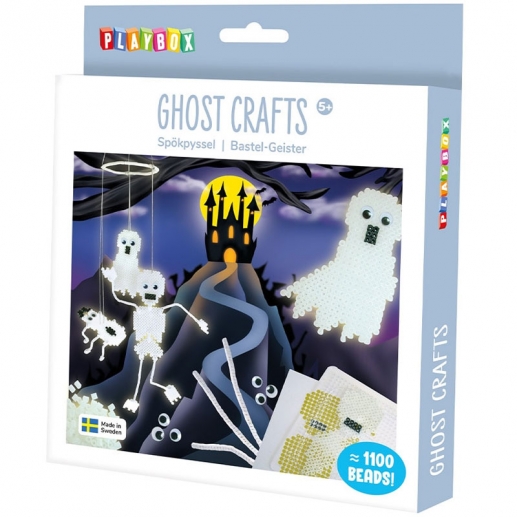 Rörpärlor Pyssel Set Playbox - Spök Pyssel - 1100 Pärlor