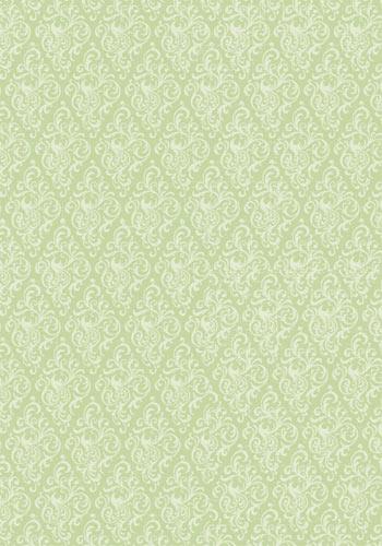 Papper A4 Basic Light Green Medallions Reprint