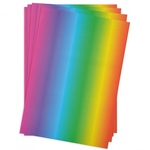 Regnbågspapper 340 x 245 20 st Mönstrade Papper A4