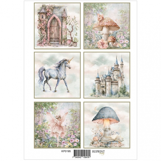 Papper Reprint A4 - Klippark - Hidden Magic Tags