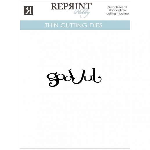 Dies Reprint - God Jul Text - Cozy Christmas - 58 x 20 mm