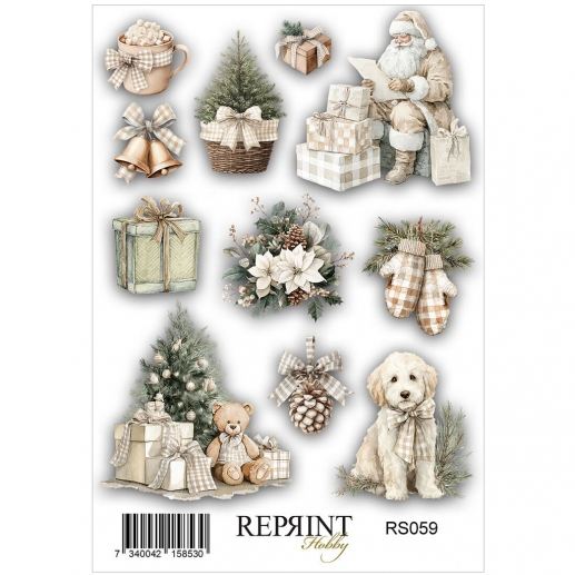 Stickers Reprint - Cozy Christmas - Julmotiv