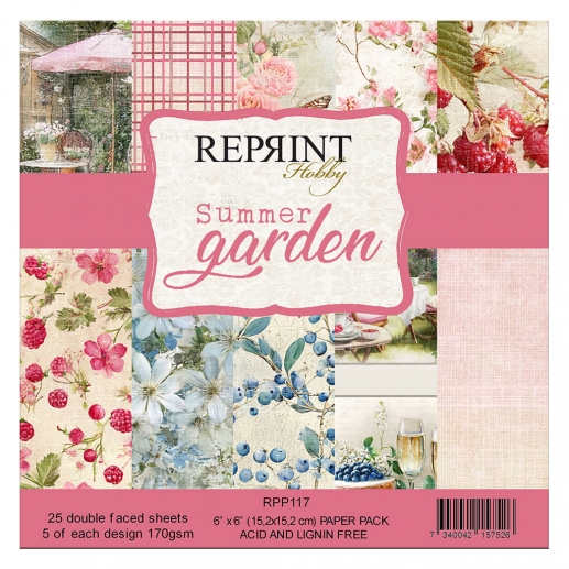 Paper Pad 6x6 - Summer Garden - Reprint
