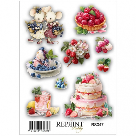 Stickers Reprint - Summer Garden - 11x16 cm