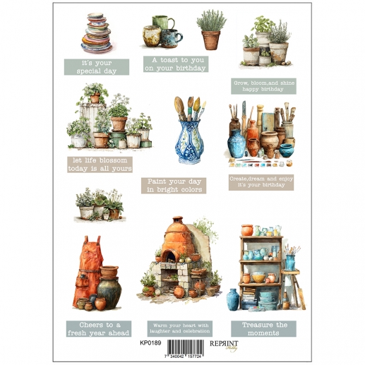 Papper Reprint A4 - Klippark - The Pottery