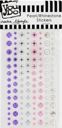 Pearls/Rhinestones 120 st YouDo Princess Dekorationer DIY