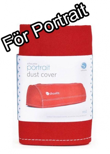 Silhouette Portrait Dammskydd Dust Cover Red Cameo Skärmaskin
