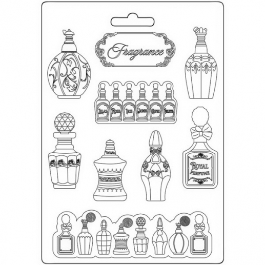 Soft Mould A4 Stamperia - Rose Parfum - Fragrance