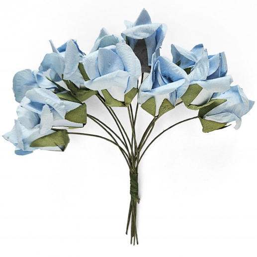 Pappersrosor Knoppar - För Pyssel - 12 st - 30 mm