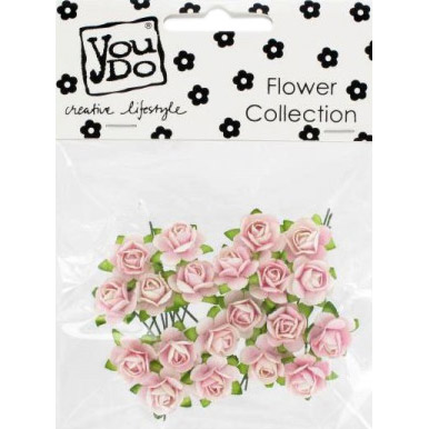 Rosa Rosor 15mm- 20 st YouDo Dekorationer DIY