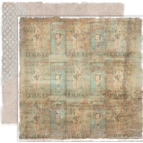 Papper Reprint Autumn till scrapbooking, pyssel och hobby