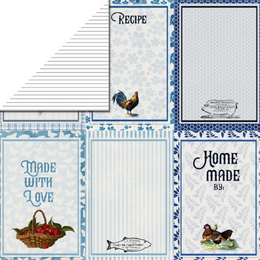 Papper Reprint New England Collection Recipe Cards