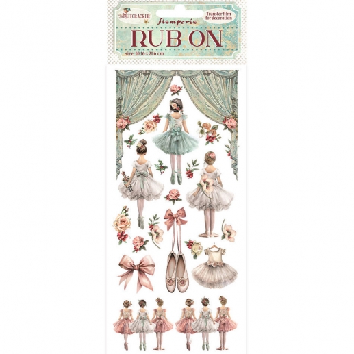 Rub Ons - The Nutcracker Stamperia Christmas Stickers