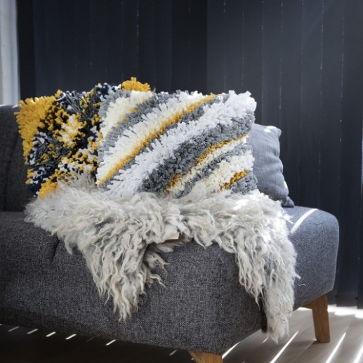 Ryakudde med tyggarn Inspiration Textil Sömnad Broderi