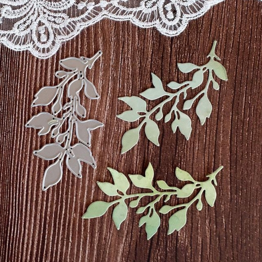 Dies ScrapAndMe - Ornament No 46 - Leaves 5x9 cm