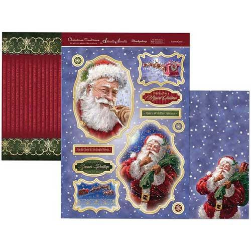 Kort Kit Santa Claus Juldekorationer DIY