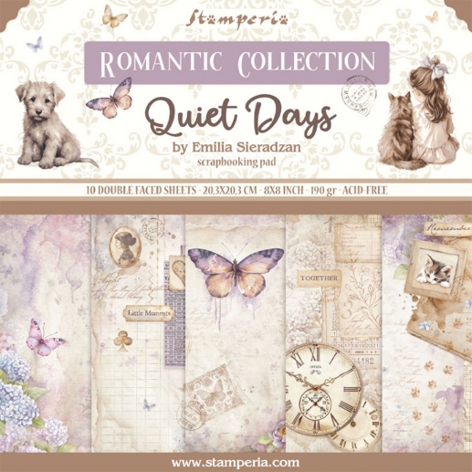 Scrapbooking Paper Pad Stamperia - Quiet Days