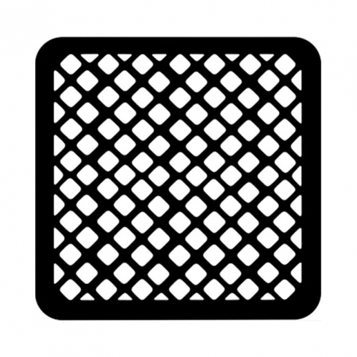 Schablon 12x12 cm - Candy Christmas Waffle Pattern